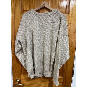 Gaeltarra Irish Linen Collection Lagenlook Pullover Sweater Size Medium